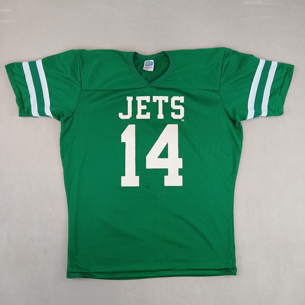 VTG 1970s Rawlings Large Mens Jersey T‎ Shirt USA 22x28 FLAWS **Fits Medium **
